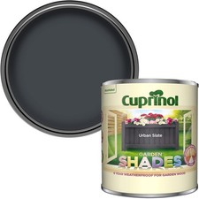 Cuprinol Garden Shades Urban Slate 1L Exterior Wood Paint Matt Finish