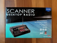 NEW Whistler WS1025 Analog Desktop AM/FM Radio Scanner Backlit LCD Black Antenna