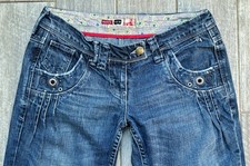 River Island carpenter Boyfit Slouch low rise jeans wide leg size 12 R W32 L31