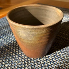 Y1209 Bizen ware Maruyama kiln Yoshinobu Miyamazukuri with a ceramic seal free c