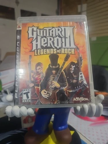 Guitar Hero 3 Legends Of Rock Sony PlayStation 3 PS3 Game with Manual tested