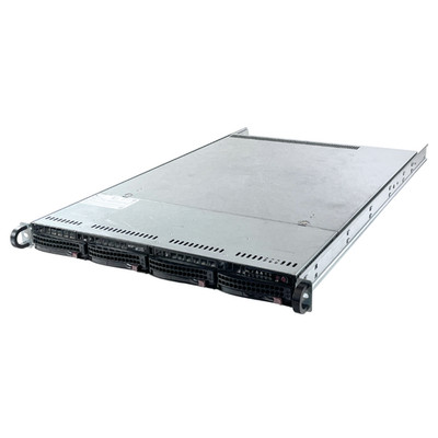 Supermicro CSE-815 1U Server Chassis 4x3,5 Bays SATA3/SAS3 12G NVMe 2x 500W PSU