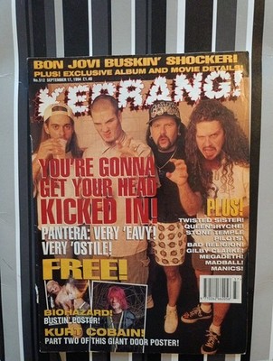 KERRANG! #512 + #539 1994 Pantera Motley Crüe Dimebag Darrell CFH DOWN ANSELMO