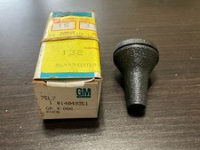Perilla de cambio de marchas de columna GM NOS negra automática Pontiac Chevy Buick 14049351