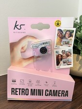 Viral B&M PINK Retro Mini Camera Keyring KeyCharm Photo-Video Neck & Key Chain
