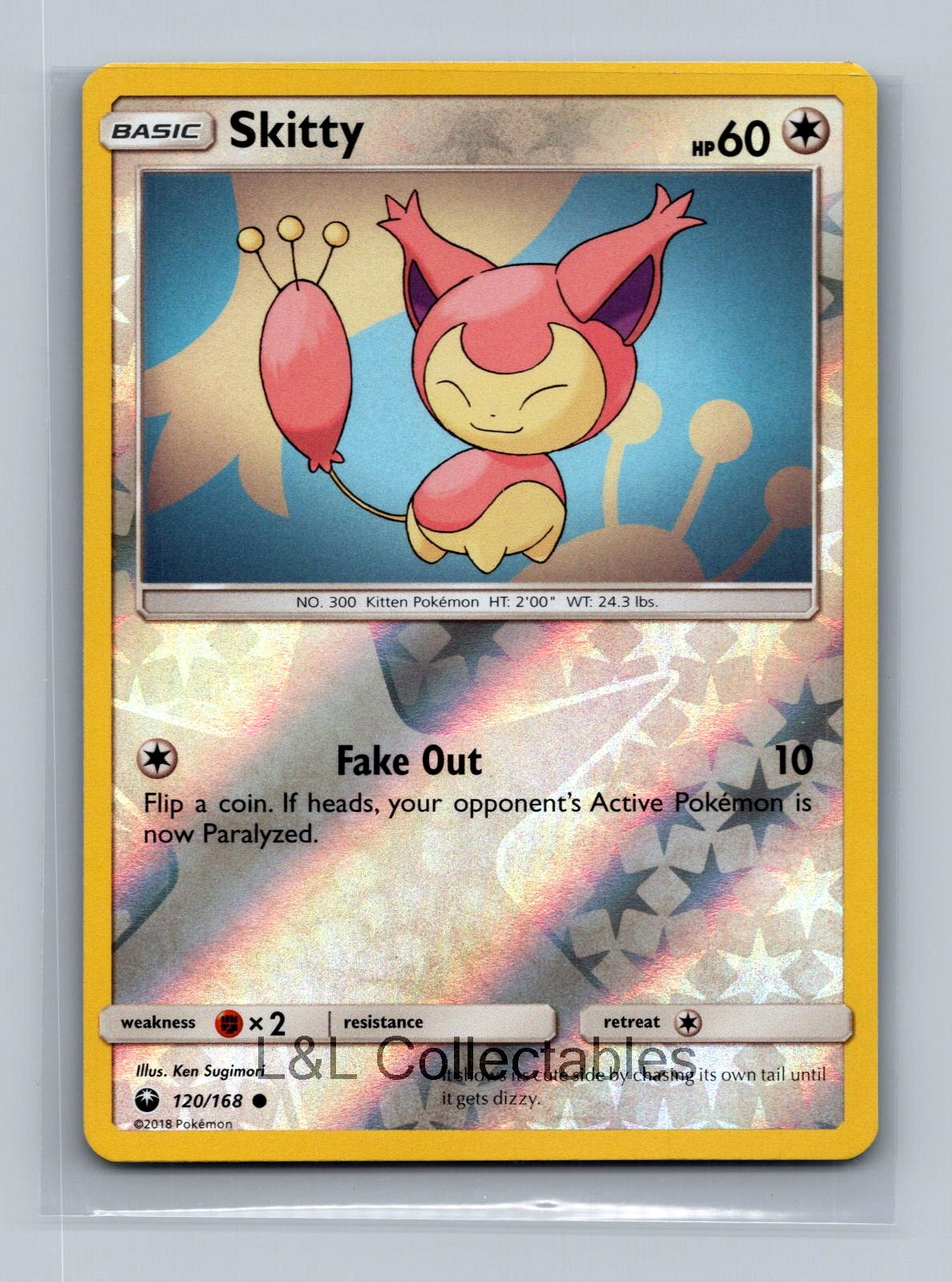 Pokemon TCG - Skitty #120/168 - Celestial Storm - Reverse Holo