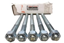 U.S. Anchor 1-8 X 12" Ultrawedge Anchor Steel 511003UWC3 Lot of 5 NOS