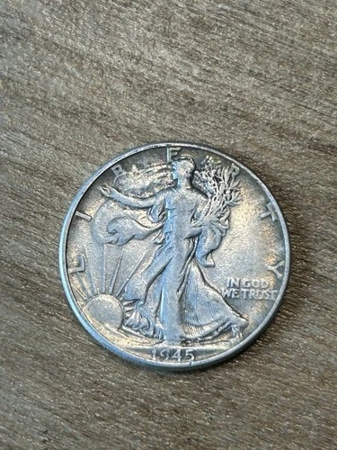 1945 Walking Liberty Half Dollar VF