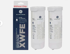 2 PACK GE XWFE Replacment Refrigerator Water Filter Without Chip