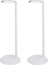 2 Pcs Adjustable Doll Stand Support Base for 14-18 Inch Dolls - White