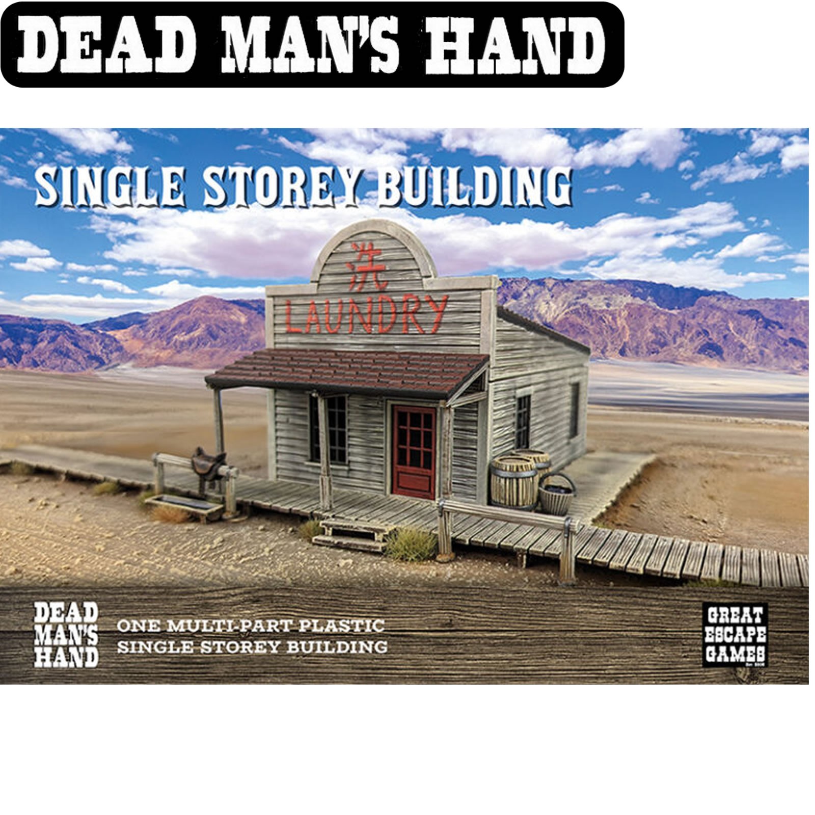 Dead Man's Hand SINGLE STORY BUILDING 28mm 1:56 WILD WEST Great Escape Games