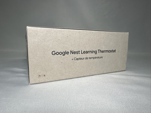 Google Nest Learning Thermostat 4th Gen w/ Sensor - Polished Obsidian - NEW! - Picture 3 of 3