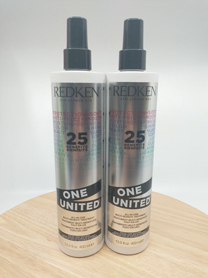 X2 Redken One United All-In-One Multi Benefit Treatment 13.5 Oz Brand New