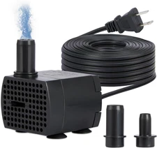 90GPH Mini Submersible Pump, Small Fountain Pump (5W 350L/H), Ultra Quiet Aquari