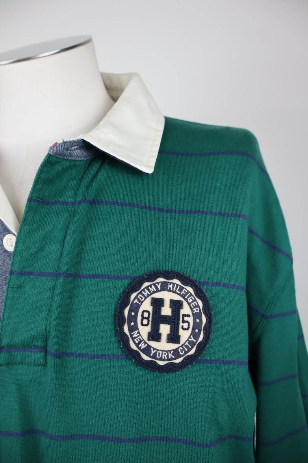 Tommy Hilfiger Polo Shirt Man Size XL Casual Vintage Cotton thumbnail 2