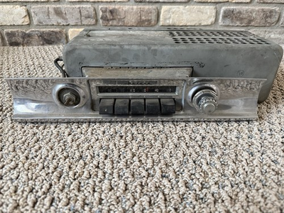 #ad #ad VINTAGE DELUXE DELCO MODEL 983090 AM CAR TUBE RADIO 1954 1955 Olds Oldsmobile US $100.00