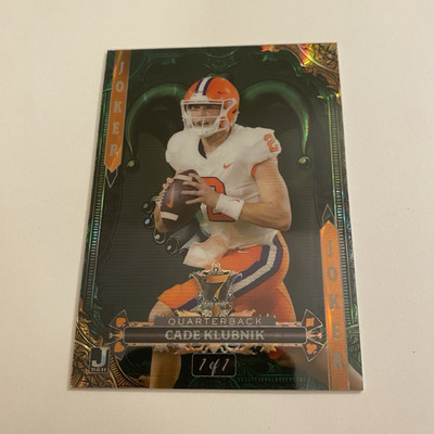 Wild Card 2024 Cade Klubnik Green Joker #P7CJ-CK Clemson Tigers 1/1!!!