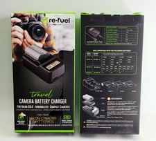 2x Travel Charger for Nikon Batteries Digipower DSLR/Mirrorless Camera