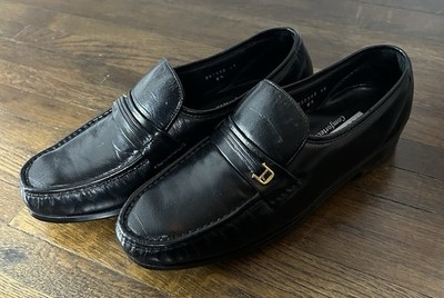 mens florsheim Loafer Shoes Black Size 9 Leather Comfort  display picture 3