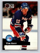 1991-92 Pro Set Tim Kerr #446 New York Rangers Hockey Card