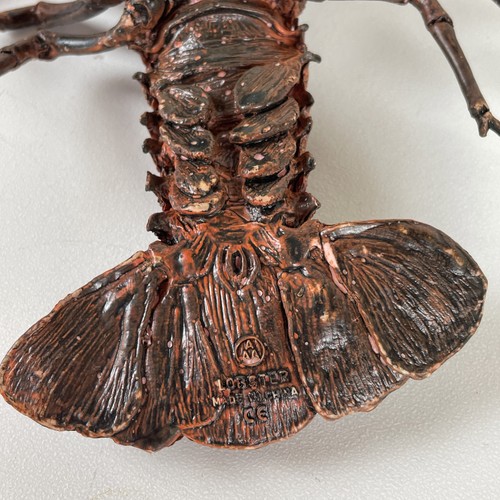 AAA Spiny Lobster 1980s Vintage 15cm Body Sea World Rare PVC / Rubber - Picture 7 of 10