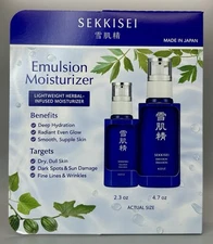 KOSE SEKKISEI Emulsion Moisturizer 4.7oz+2.3oz/ New In Box Sealed | Exp. 12/2027