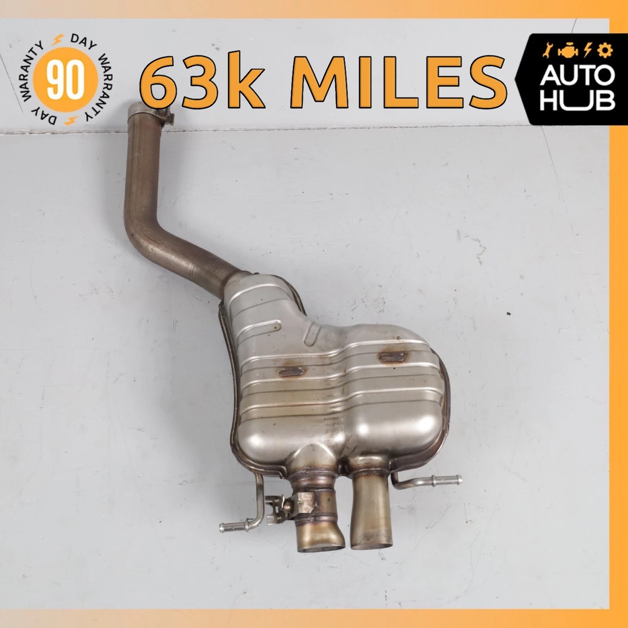 03-12 Bentley Continental GTC GT Exhaust Muffler Right Side 3W0253609Q OEM 63k