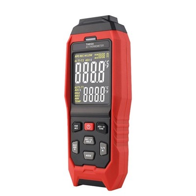 TA612A K J Type Thermocouple Thermometer Featuring 9999 Data Storage Capacity