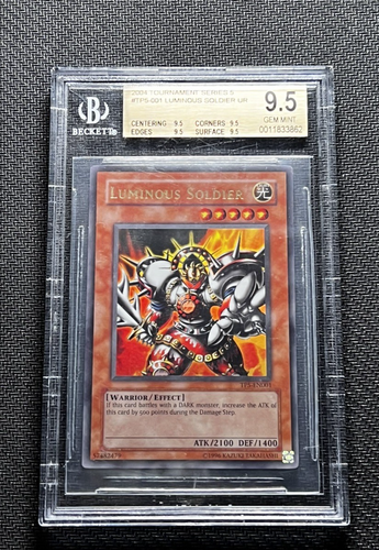 Yu-Gi-Oh! Luminous Soldier TP5-EN001 Ultra Rare PSA/BGS 9.5 QUAD Gem ...