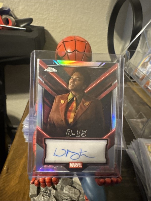 2025 Topps Chrome Deadpool Wunmi Mosaku as B-15 Autograph Card  #TC-WB