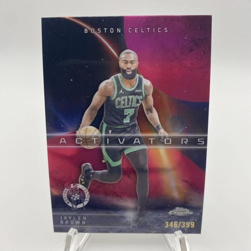 2025 Topps Chrome Jaylen Brown Refractors Magenta (RAW)
