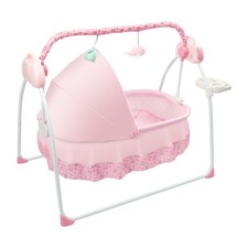 Baby Cradle Swing Electric Crib Rocking Chair with Bluetooth MP3 Music Player