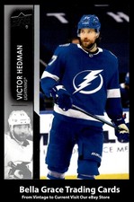 2021-22 Upper Deck Series 1 Victor Hedman #161 Tampa Bay Lightning NHL Hockey