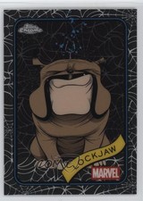 2025 Topps Chrome Marvel Comics Spider Web Refractor /399 Lockjaw #152 15wb