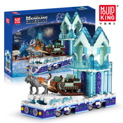 Mould King 11002 Christmas Dream Crystal Parade Float Rentier Schlitten 900 Teile