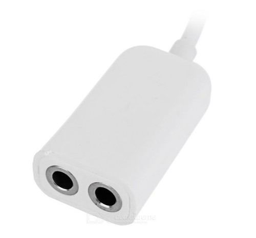 3.5mm Audio AUX Splitter Cable Male to 2 Female Adapter for Earphone Headset - Picture 2 of 4
