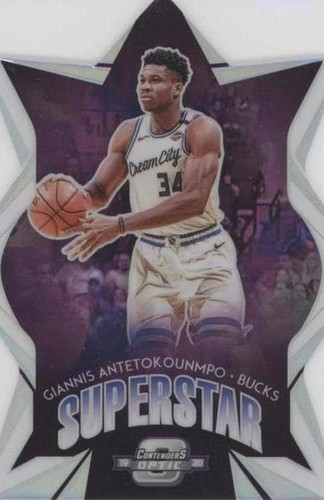 2019-20 Optic GIANNIS ANTETOKOUNMPO Elite Dominators SILVER PRIZM