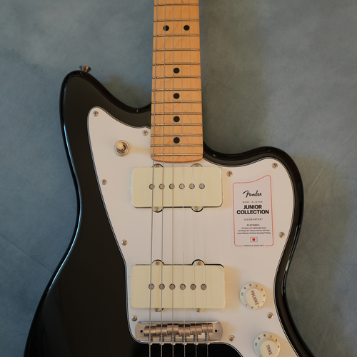 Fender Made in Japan Junior Collection Jazzmaster Maple Fingerboard Black - Picture 5 of 15