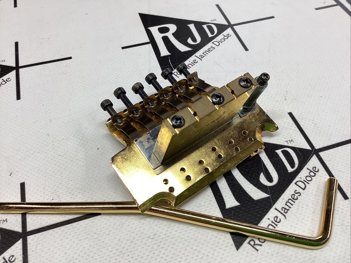 Gotoh GE1988 Licensed Floyd Rose Tremolo Bridge Gold Offset Ernie