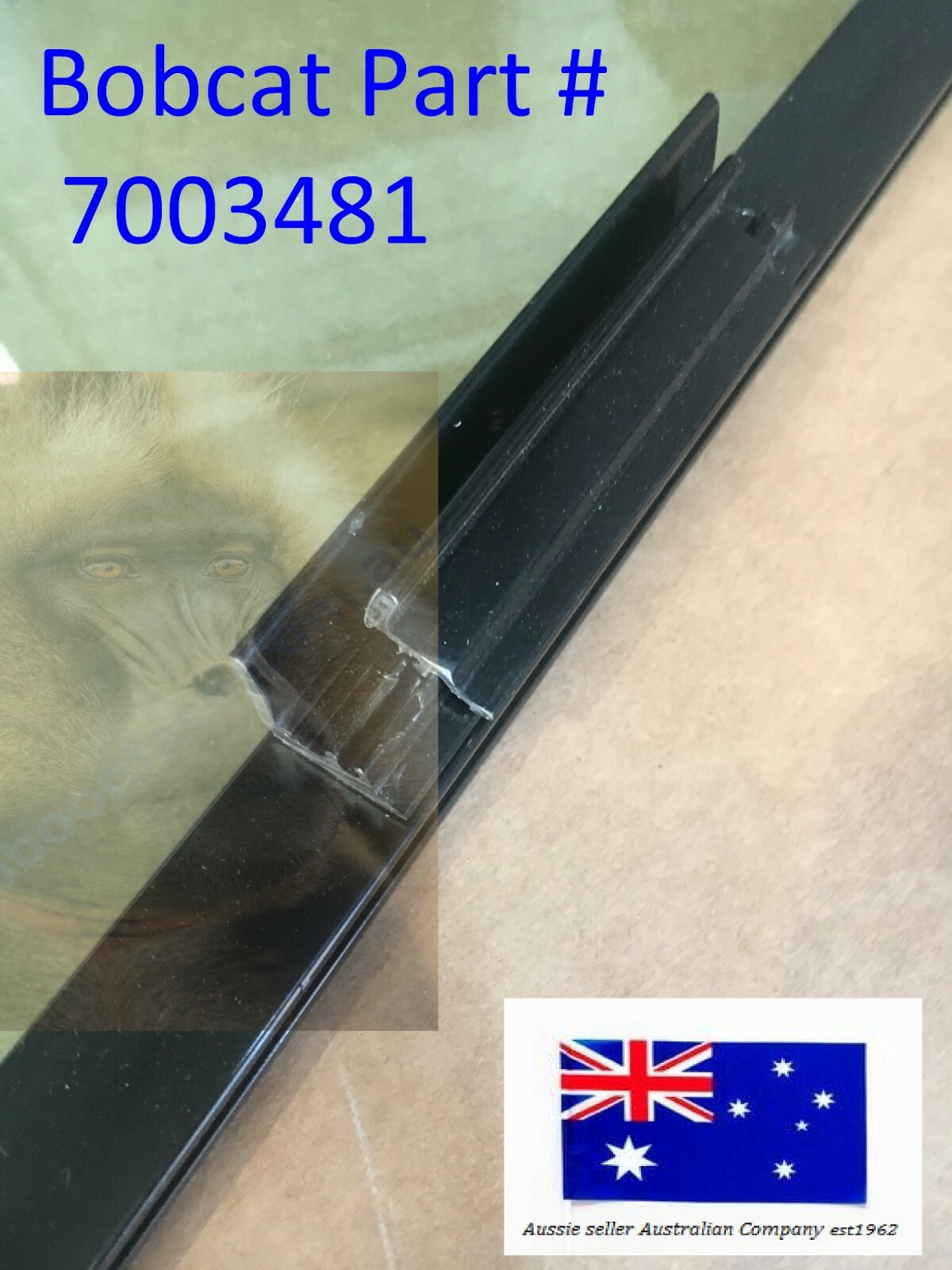 FOR BOBCAT LEFT Rear Side Glass Window S100 S130 S150 S160 S175 S185 S205 Skid $149.95