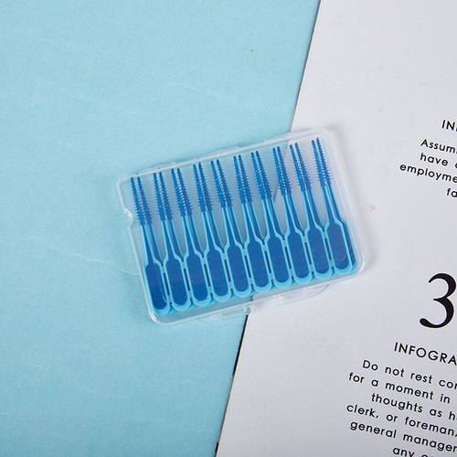 20 Pcs Stick Toothpick Silicone Tooth Picks Oral Cleaning Care Floss Tool