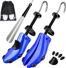 Shoe Stretcher Shoe Trees,Adjustable Length & Width for M/W 10-13.5 BLUE