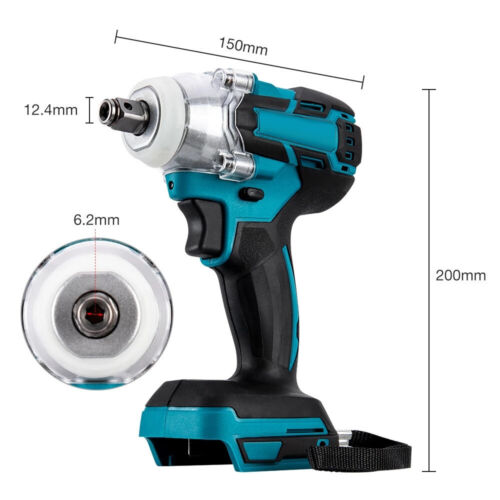 For Makita Battery High Torque Cordless Brushless Impact Wrench 18V 520Nm 1/2 - Picture 5 of 8