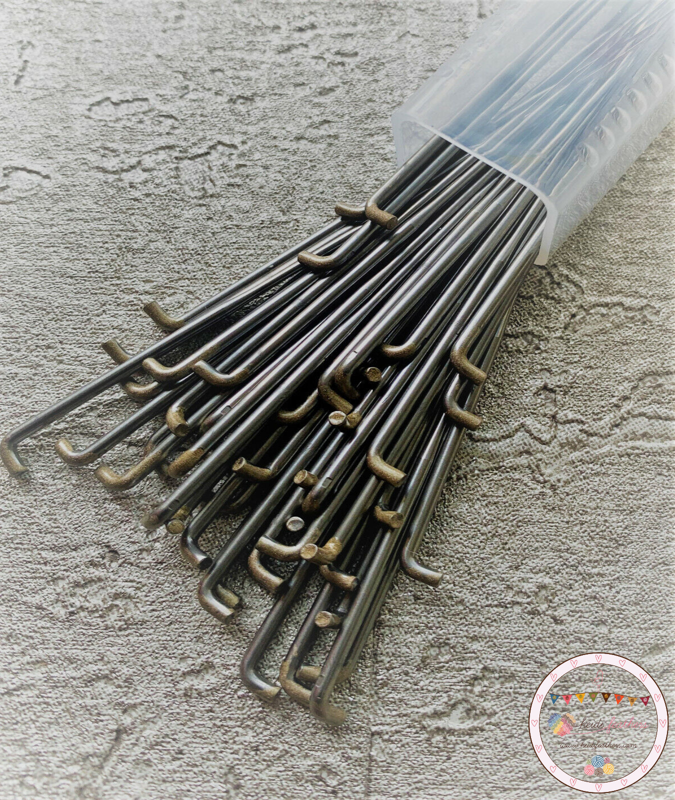Heidifeathers® Reborn Rooting Needles 10 x 42g (Gold Tip) - Fine or Micro Needle