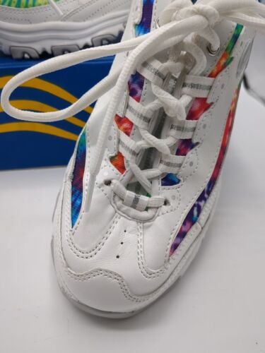 Skechers Shoes D Lites Summer Fiesta 149015 White Casual Sneakers Woman Size 7.6 - Picture 3 of 7