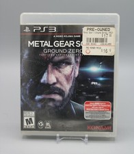 Metal Gear Solid V: Ground Zeroes (PlayStation 3, 2014) Tested *No Manual* 