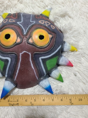 Maschera di Majora Leggenda di Zelda Maschera Viso Dipinta Halloween Costume Cosplay - Foto 4 di 8