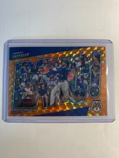 Freddie Freeman 2022 Mosaic Orange Reactive Prizm #D /99 LA Dodgers #BG-11