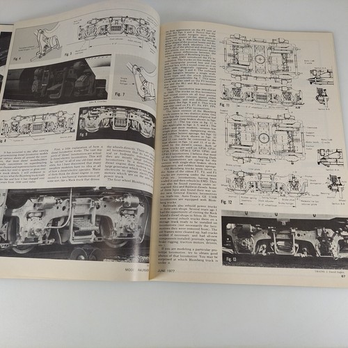 Model Railroader Magazine June 1977 Vol 44 No 6 Midland Valley RR., Trees - Picture 9 of 12