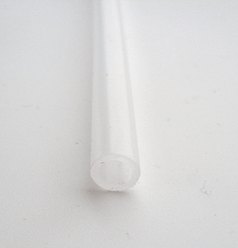 Keder - Tube rund Ø 6 mm weiß transparent - flexibler Kederschlauch - 8 Meter - Bild 2 von 2